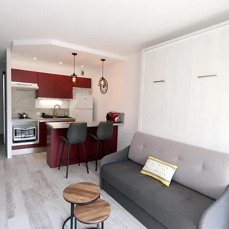 Splendide Studio Pour 2 Refait A Neuf En Bord De Mer, Clim, Wifi, Piscine, Park Apartment *